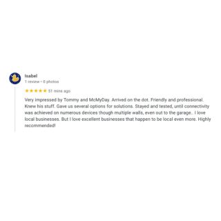 Earning it!
We love our 5-star reviews... because we earned them!

MacMyDay, Inc., Los Angeles’s Premier Apple Mac IT Company for Small to Medium Sized Businesses. Contact us 818-252-9165

#apple #mac #macbookpro #imac #iphone #ipad #customerservice #applesupport #grateful #gratitude #itsupport #macsupport #servicemac #losangelesmac #burbank #burbankmac  #macmyday #macmydayla